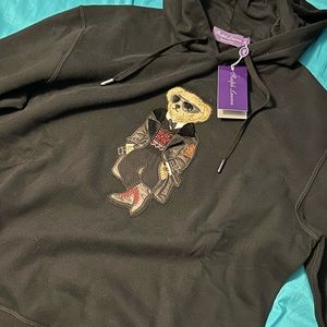 Men Polo bear hoodie
